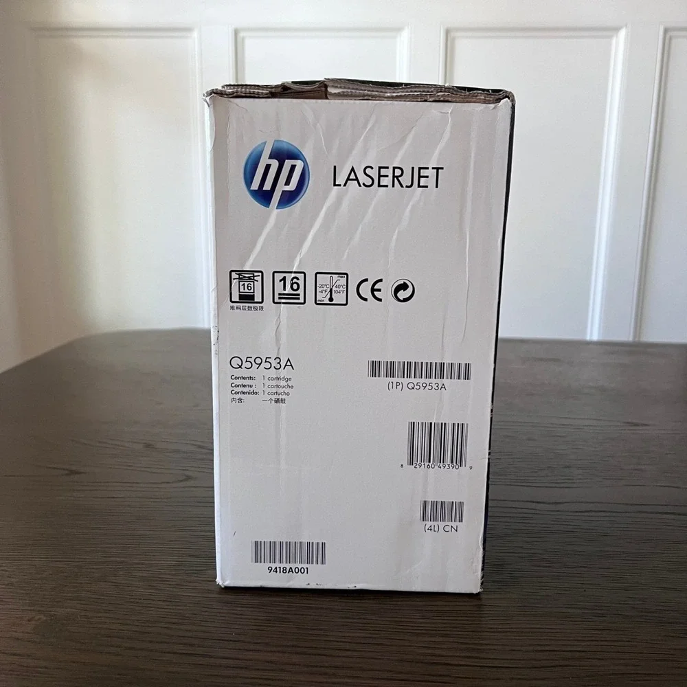 Genuine HP Color Laserjet 4700 Color Printer Magenta Toner HP 643A Q5953A NEW